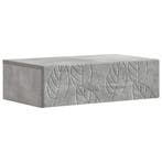 vidaXL Wandmontage Zijtafel Betongrijs 59 x 34,5 x 17 cm, Verzenden, Nieuw