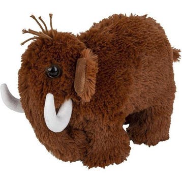 Mammoet knuffel - pluche - 26 cm - bruin - ijstijd, Verzenden, Nieuw