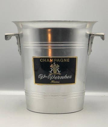 Métaux Ouvrés Vesoul Le Trèfle - Champagne koeler -, Antiek en Kunst