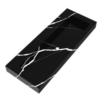 Brauer Coral Wastafel - 120 cm - met 1 Spoelbak en 0, Ophalen of Verzenden, Nieuw