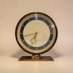Tafelklok - 2 Rubis - Art Deco Messing, Glas - 1930-1940, Antiek en Kunst