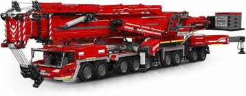 Mould King 17008 LTM11200 Kraan rood (Voertuigen), Verzenden, Nieuw