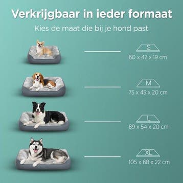 2dekans | CozySense® Orthopedisch Hondenkussen 89x54 cm Maat, Dieren en Toebehoren, Honden-accessoires, Ophalen of Verzenden, Zo goed als nieuw