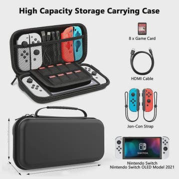 Robuuste Opbergtas voor Nintendo Switch & OLED - Beschermend, Verzenden, Nieuw