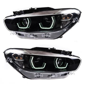 Angel Eyes Koplampen BMW 1 serie F20 LCI F21 LCI B4559, Nieuw, BMW