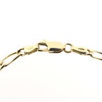Gouden gesloten Figaro schakelarmband., Ophalen of Verzenden, Gebruikt, Overige kleuren, Goud