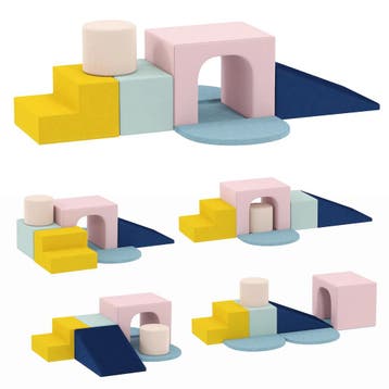 Schaumstoff Bausteine Für Kinder Klettern 8 Teilige Indoor S, Verzenden, Nieuw