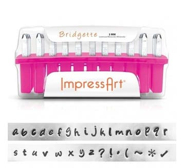 ImpressArt Bridgette slagletters set kleine letters 3mm F..., Ophalen of Verzenden, Nieuw, Overige typen