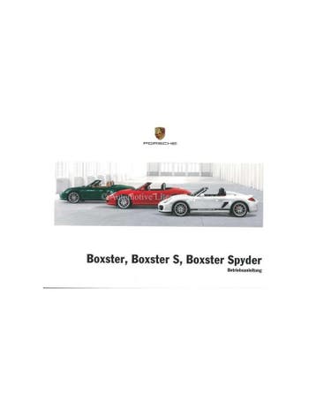 2012 PORSCHE BOXSTER | BOXSTER S | BOXSTER SPYDER