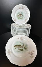 Zeh, Scherzer & Co. , Bavaria. - Bord (12) - Porselein -