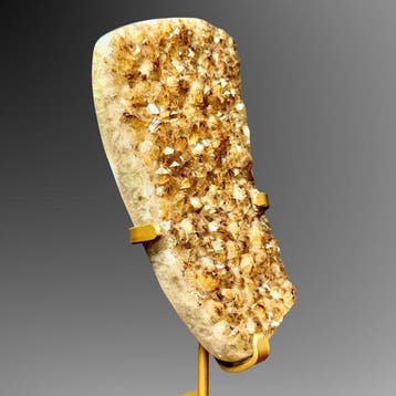 Citrine sur Pied Gravure - Hoogte: 230 mm - Breedte: 90 mm-
