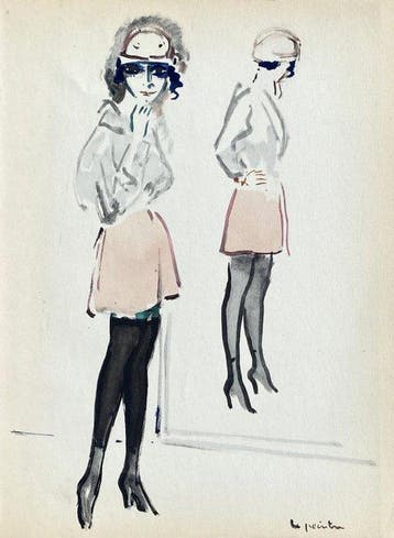 Kees Van Dongen (1877-1968) - Le mannequin aux grands yeux, Antiek en Kunst