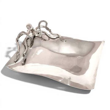 Schaal - Aluminium - Een grote sculpturale