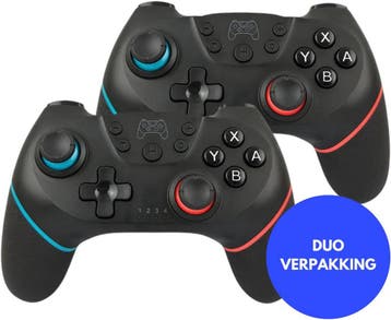 2x Draadloze Controller Geschikt voor Nintendo Switch &amp;, Ophalen of Verzenden, Zo goed als nieuw