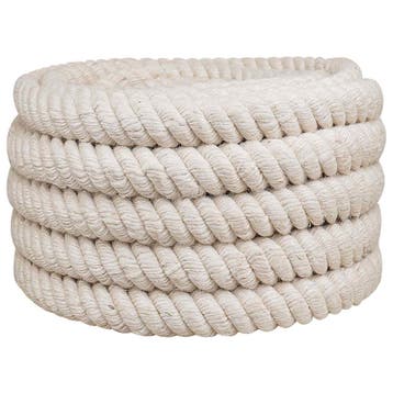 vidaXL Jute Touw Wit 100% Tossa jute, Verzenden, Nieuw