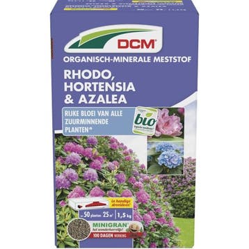 Hortensia mest | DCM | 1.5 kg (25 m², Bio-label), Verzenden