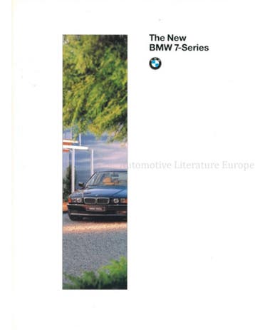 1995 BMW 7 SERIE BROCHURE ENGELS, Nieuw, BMW, Author