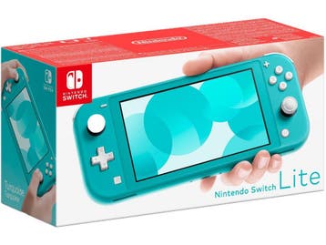 Nintendo Switch Lite - Handheld Console - Blauw Groen, Spelcomputers en Games, Spelcomputers | Nintendo Switch, Verzenden, Zo goed als nieuw
