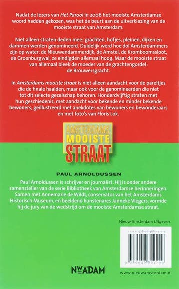 Amsterdams mooiste straat 9789046802199 P. Arnoldussen, Boeken, Verzenden, Gelezen, P. Arnoldussen