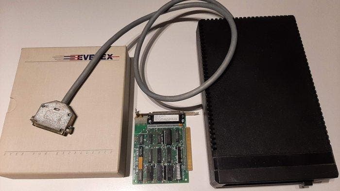 Everex Vintage tape backup system from the IBM XT era -, Spelcomputers en Games, Spelcomputers | Overige Accessoires