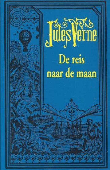 De reis naar de maan in 28 dagen en 12 uren - Jules Verne, Verzenden, Zo goed als nieuw, Jules Verne