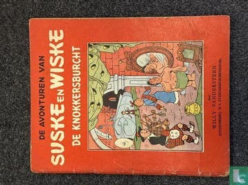 Suske en Wiske - De knokkersburcht - 1954, Eén stripboek, Verzenden, Gelezen, Vandersteen, Willy.
