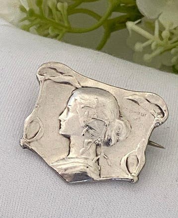 Ovide Yencesse (1869-1947) - Art Nouveau - Zilver - art