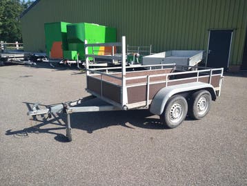 Bakwagen 750kg ongeremd 2-asser, Ophalen of Verzenden, Gebruikt