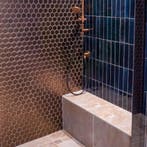 Wand Mozaïek Tegels Factory Metallic Brons - Matje 28,1x3.., Nieuw, Ophalen of Verzenden, 20 tot 40 cm, 10 m² of meer