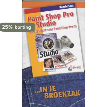 Paint Shop Pro Studio in je broekzak - R. Smit 9789059401525, Verzenden, Zo goed als nieuw, R. Smit