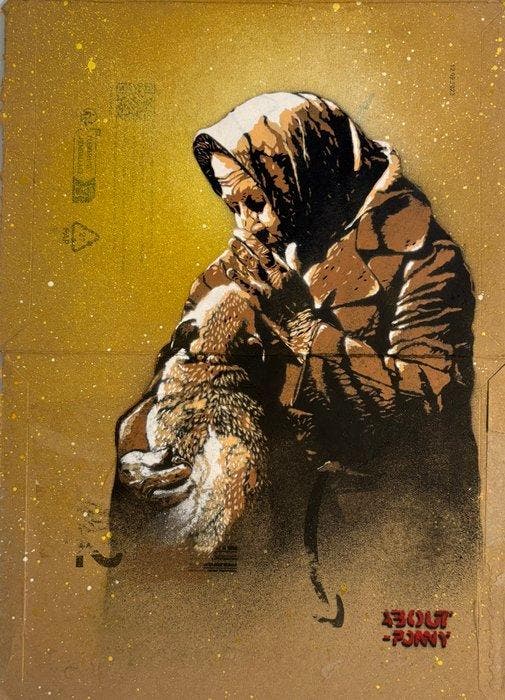 About Ponny - The dog, Antiek en Kunst, Kunst | Schilderijen | Modern