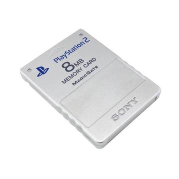 Sony Playstation 2 - 8MB Memory Card - Zilver, Verzenden, Zo goed als nieuw