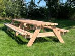 Robuuste Picknicktafel – Douglas Hout op maat, Tuin en Terras, Nieuw, Rechthoekig, Hout
