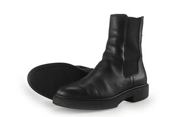Manfield Chelsea boots in maat 38 Zwart, Verzenden, Zwart, Overige typen, Zo goed als nieuw