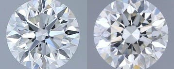 Zonder minimumprijs - 2 pcs Diamant (Natuurlijk) - 1.00 ct -, Nieuw
