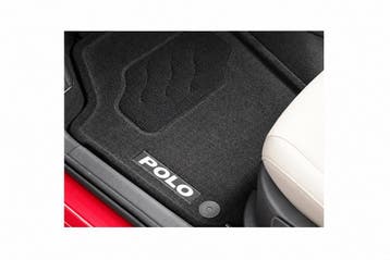 Volkswagen Polo 5 (6R) velours mattenset - satijnzwart, Ophalen of Verzenden, Nieuw