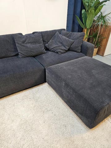 Modulaire Hoekbank Passe Partout Antraciet - Gereinigd, Ophalen of Verzenden, Nieuw