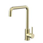 Keukenmengkraan Danilo mat goud volledig Rvs met draaibare, Verzenden, Nieuw