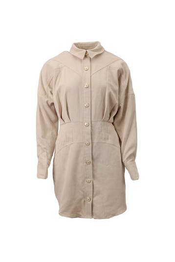 Josh V Jurk in maat S Beige, Kleding | Dames, Josh V, Verzenden, Zo goed als nieuw, Beige