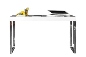 Design console WHITE DESK 120cm witte hoogglans bureautafel, Ophalen of Verzenden, Nieuw