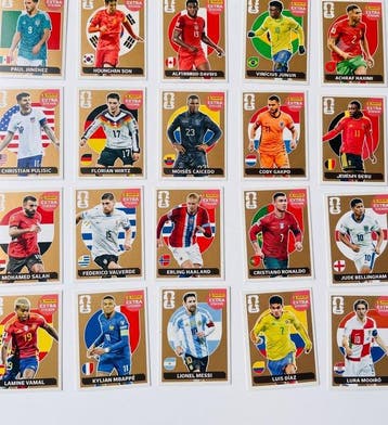 Panini World Cup Lionel Messi, Kylian Mbappé, Jude, Verzamelen, Nieuw