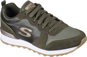 Skechers Retros Og 85 Goldn Gurl Dames Sneakers - 40 - Olive, Verzenden, Nieuw