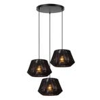 Zwarte hanglamp modern, Jessica, Huis en Inrichting, Nieuw, Ophalen of Verzenden, 75 cm of meer, Modern