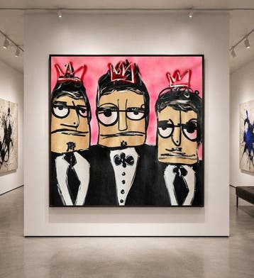Timo Wedell - Crowned and Dapper - XL- Basquiat Style
