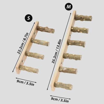Houten Klimladder voor Vogels en Hamsters - Interactief Kooi
