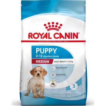 Royal Canin Medium Junior 4 kg (Hondenvoer), Verzenden, Hond