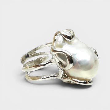 Parel - Argento 925 - Ring - perla edison