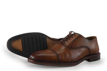 Manfield Veterschoenen in maat 43 Cognac, Kleding | Heren, Schoenen, Manfield, Overige kleuren, Verzenden, Zo goed als nieuw