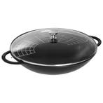 GGM Gastro | STAUB | SPECIALITIES - Wok met glazen deksel -, Verzenden, Nieuw