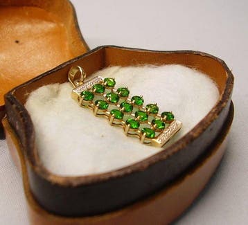 Zonder minimumprijs - Hanger - 9 kt. Geel goud - 2.33ct. tw.